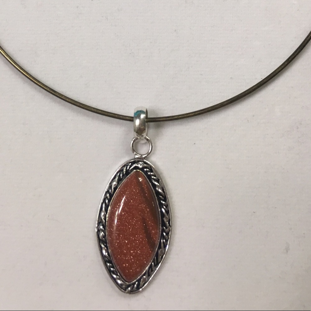 Beautiful Brown Stone Pendant